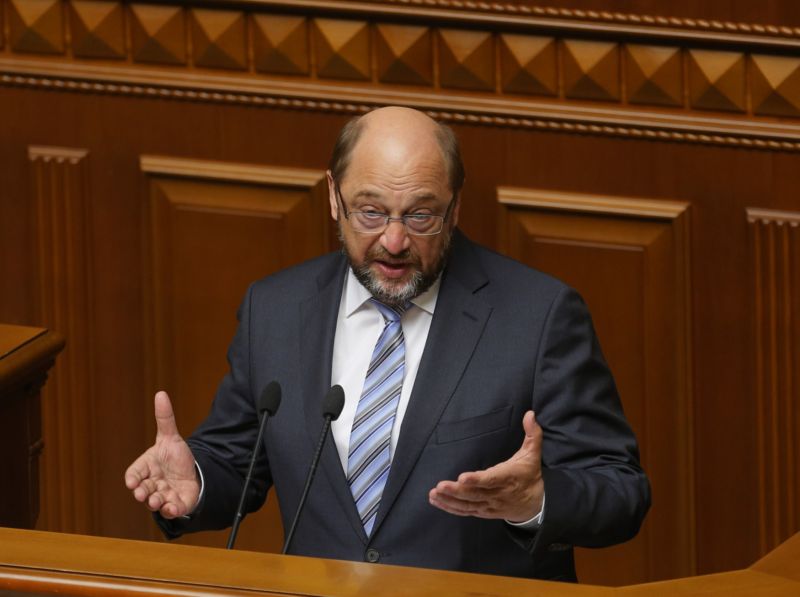 Předseda Evropského parlamentu Martin Schulz.
