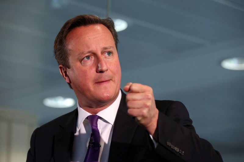 Britský premiér David Cameron.