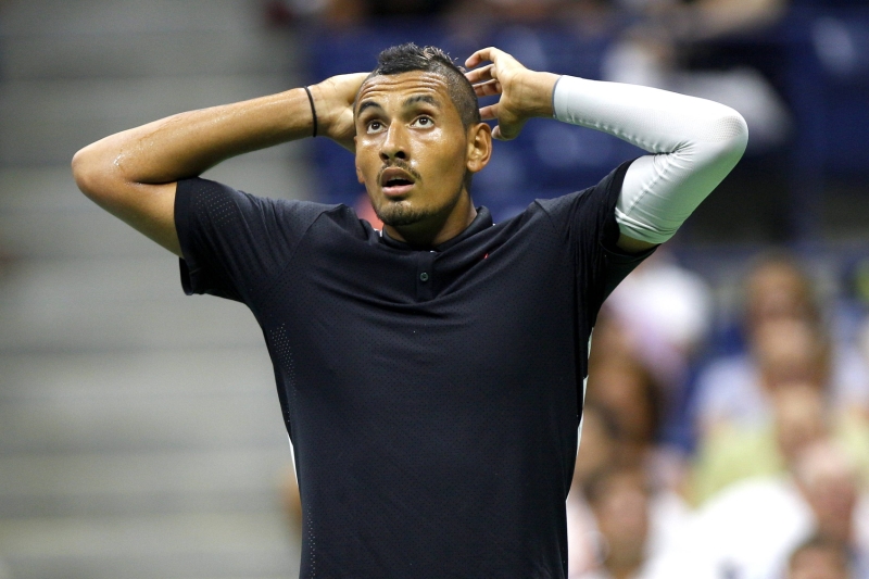 Tenista "rebel" Nick Kyrgios. 