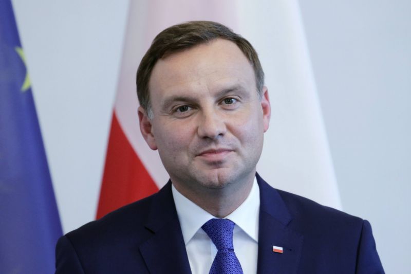 Polský prezident Andrzej Duda. Polský prezident Andrzej Duda.