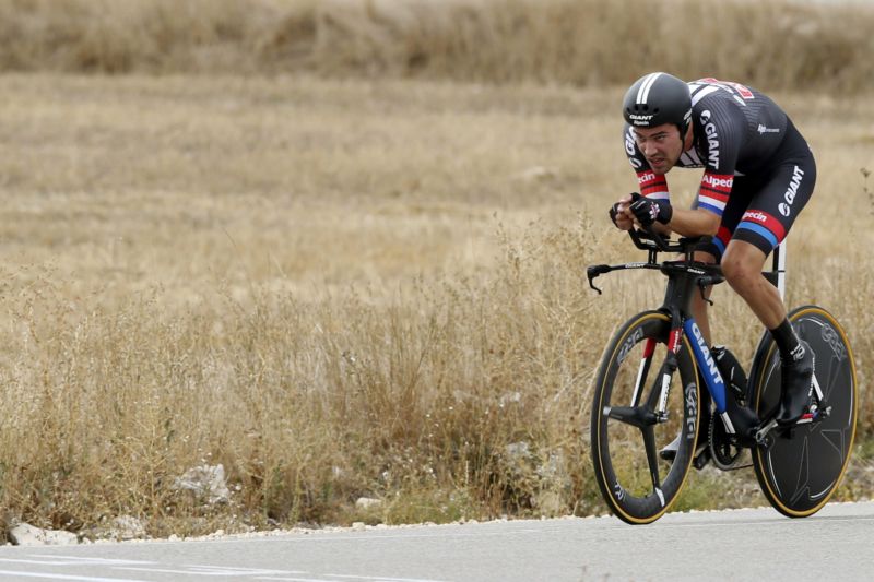 Nizozemský cyklista Tom Dumoulin.