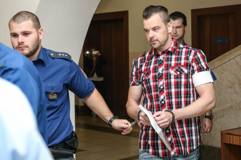 Petr Kramný u čtvrtečního soudu v Ostravě. Petr Kramný u čtvrtečního soudu v Ostravě.