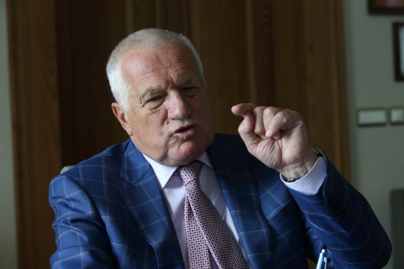 Bývalý prezident Václav Klaus.