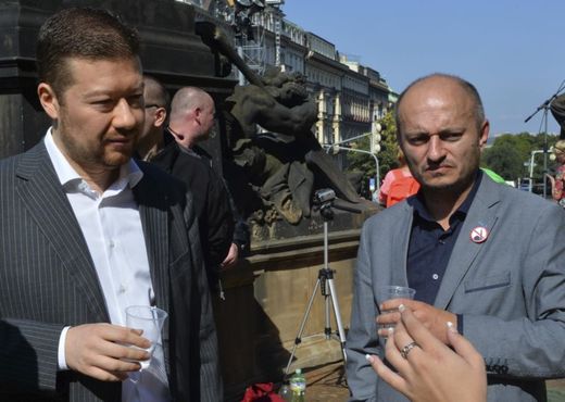 Tomio Okamura a Martin Konvička.