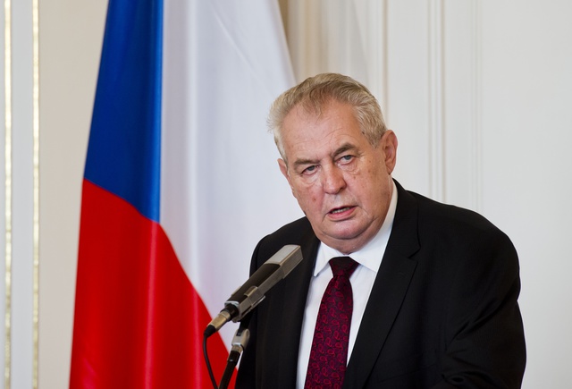 Prezident Miloš Zeman.