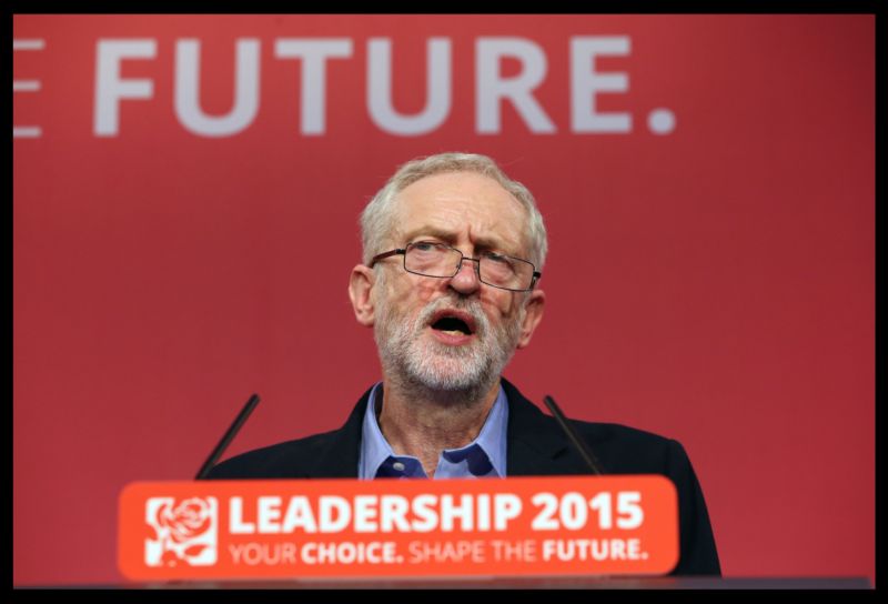 Jeremy Corbyn, nový vůdce labouristické strany.