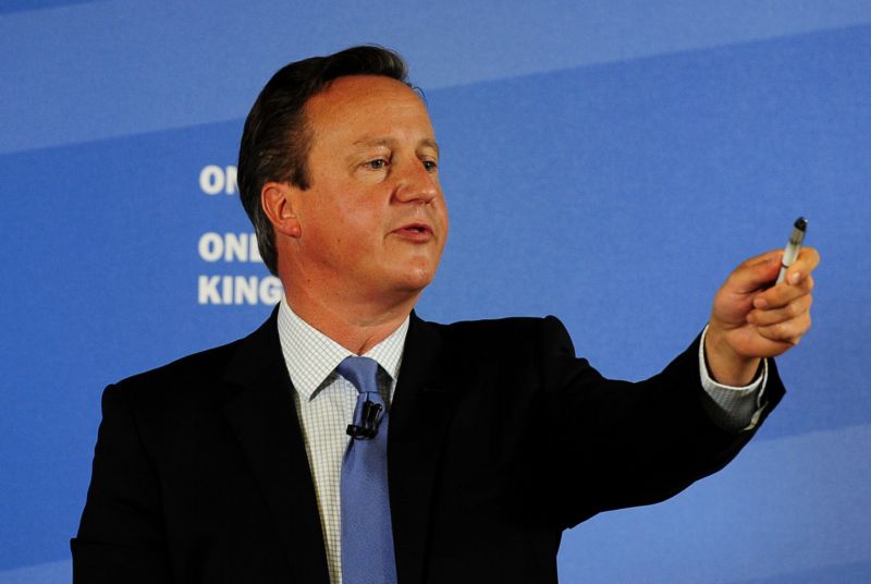 Britský premiér David Cameron.