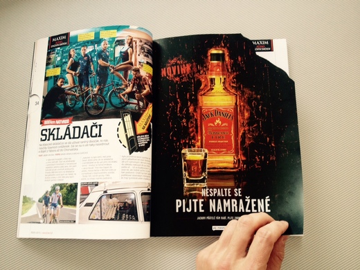 Inzerát Jack Daniel´s.