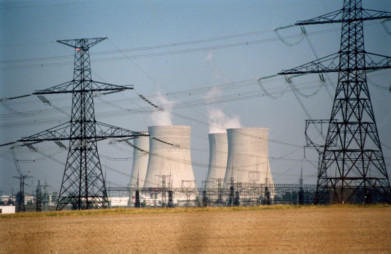 Jaderná elektrárna Temelín.