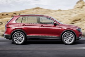 Sportovní vzhled nové generace modelu Tiguan.