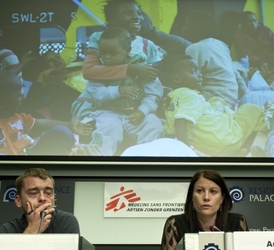 Aurelie Ponthieuová na úterní konferenci v Bruselu.