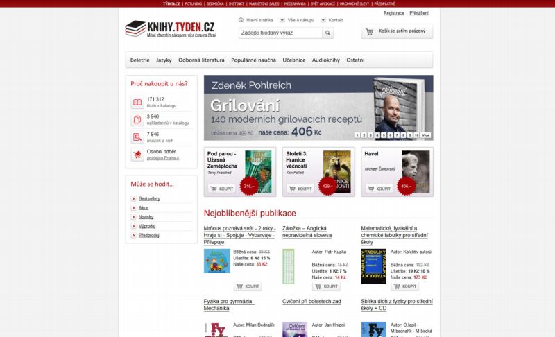 Největší zájem je o učebnice jak pro základní, střední tak i vysoké školy.