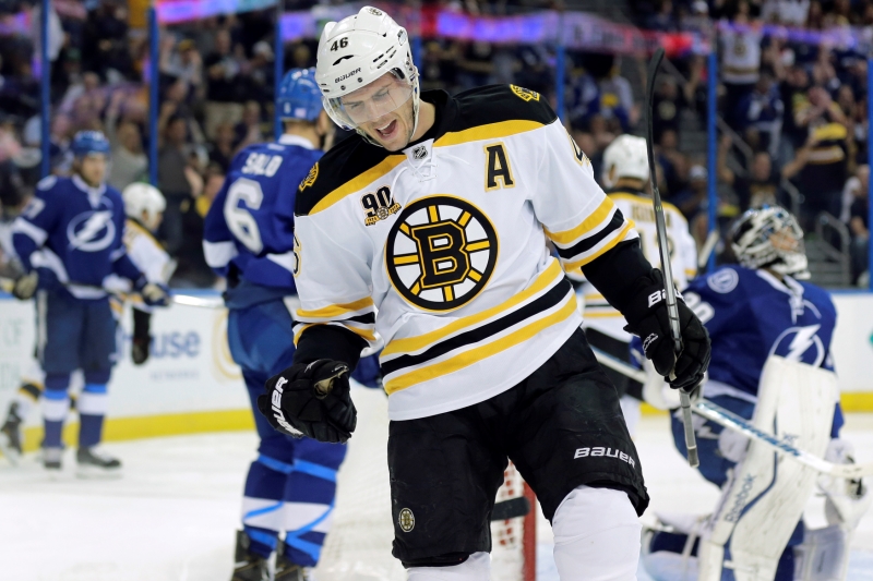David Krejčí z Bostonu se těší na start nového ročníku NHL. David Krejčí z Bostonu se těší na start nového ročníku NHL.