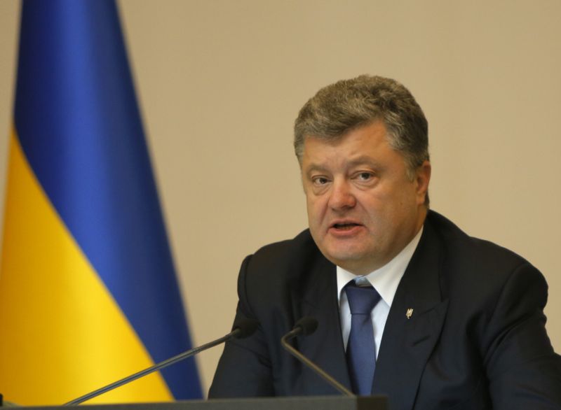Ukrajinský prezident Petro Porošenko. Ukrajinský prezident Petro Porošenko.