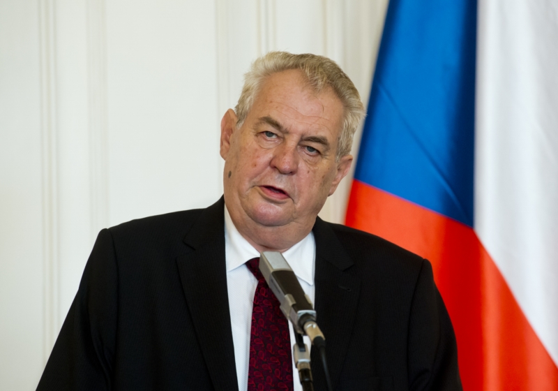 Prezident Miloš Zeman.