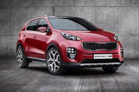 Kia Sportage v podobě, s jakou jde do sériové výroby ve verzi GT Line.