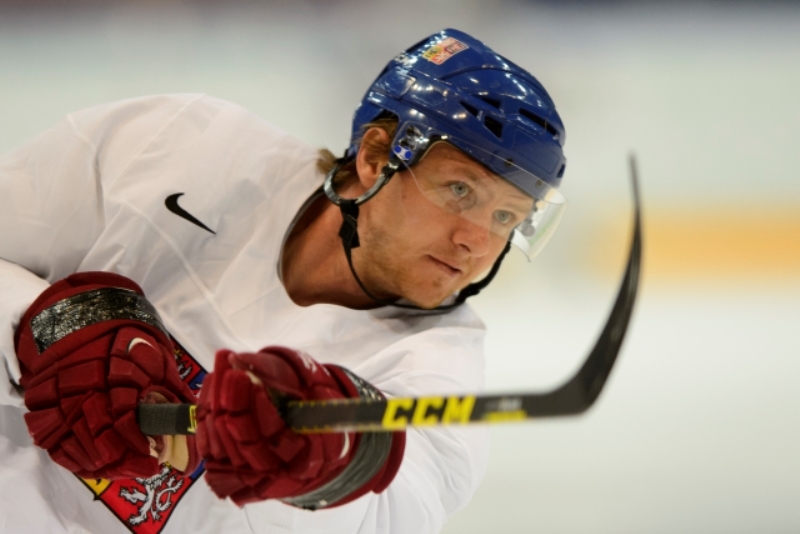 Martin Erat v dresu České hokejové reprezentace.