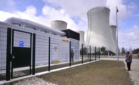 Jaderná elektrárna Dukovany.