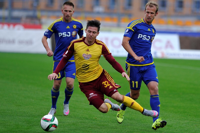 Fotbalisté Jihlavy remizovali s Duklou 2:2.
