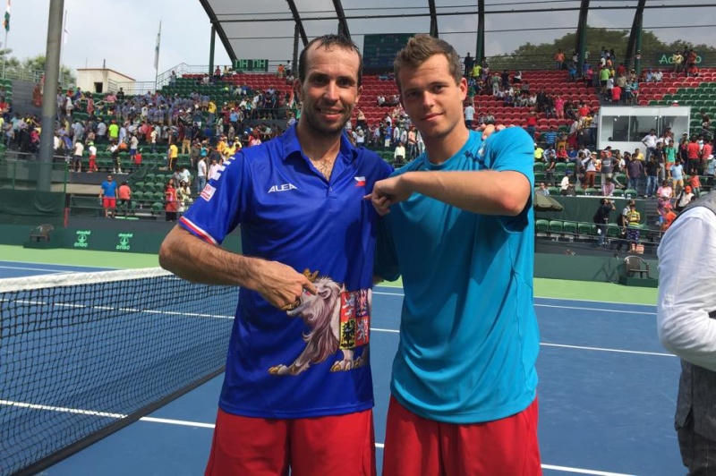 Radek Štěpánek a Adam Pavlásek.
