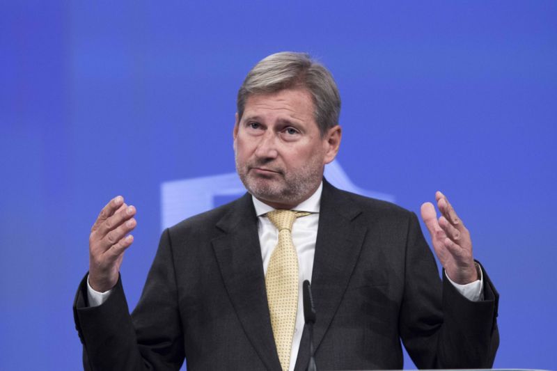 Eurokomisař Johannes Hahn.
