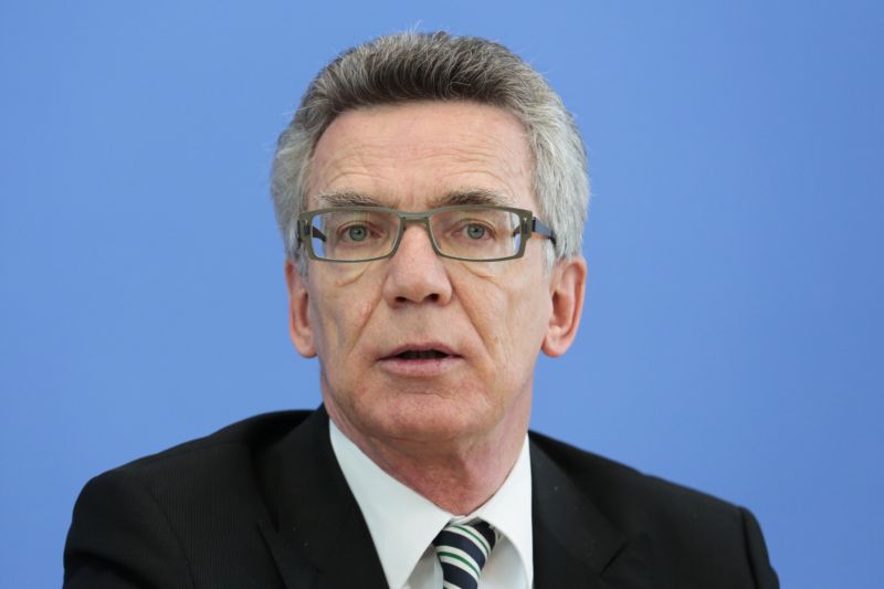  Německý ministr vnitra Thomas de Maiziére.