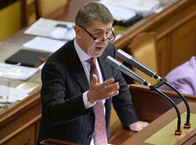 Ministr financí Andrej Babiš. Ministr financí Andrej Babiš.