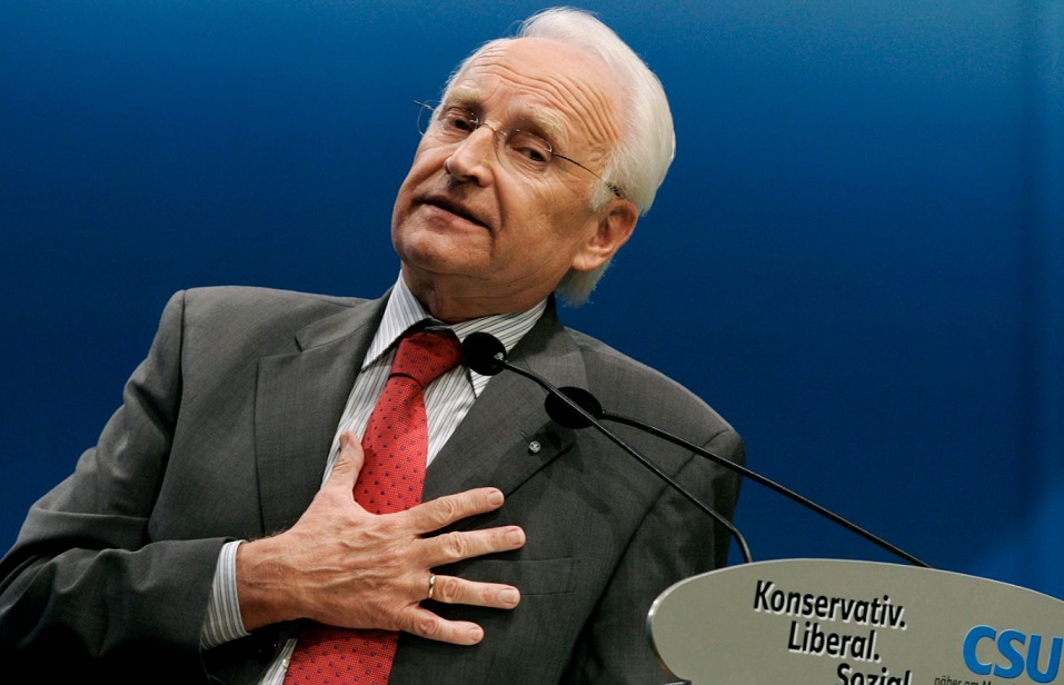 Obhájce německé leitkultury. Edmund Stoiber.