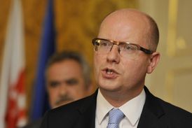 Premiér Bohuslav Sobotka.