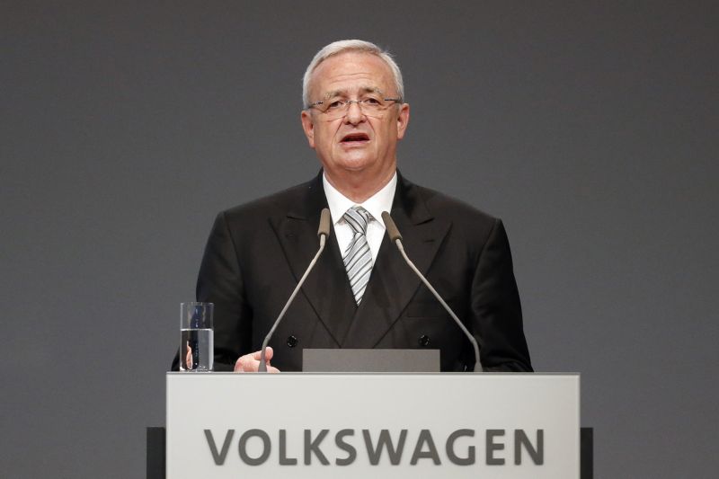 Martin Winterkorn oznámil svou rezignaci.