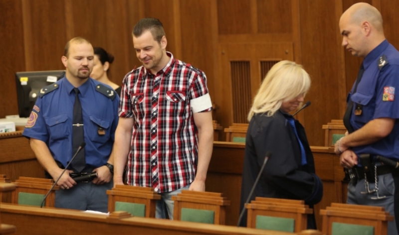 Petr Kramný u soudu.