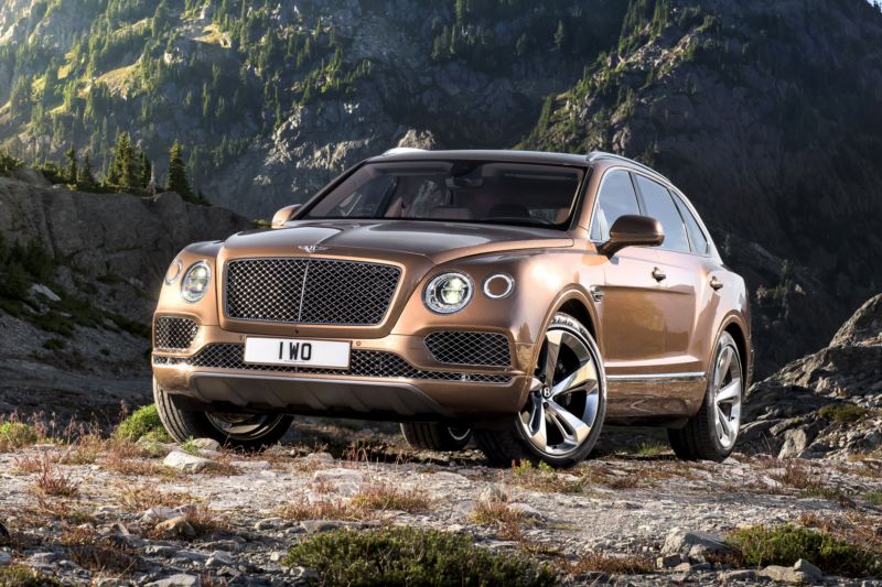 Obdivované bylo první SUV značky Bentley, model Bentayga.