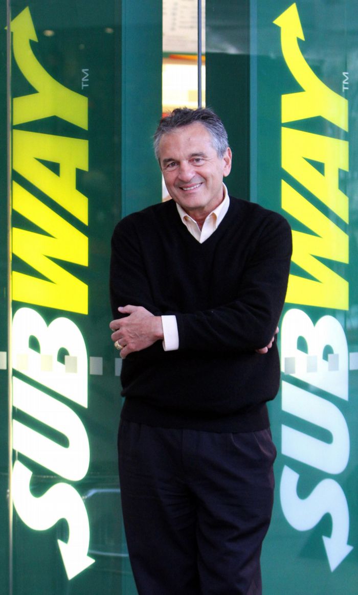 Zakladatel sítě rychlého občerstvení Subway Fred DeLuca.
