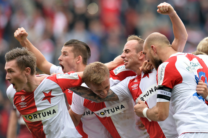 Fotbalisté Slavie porazili v tradičním derby Spartu 1:0.