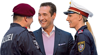 Strache a bezpečnost Rakušanů - jedno z volebních hesel.