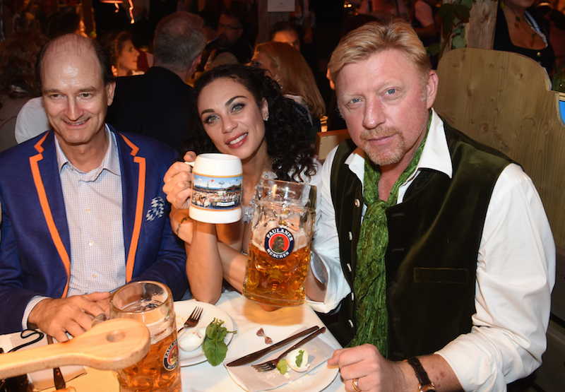 Boris Becker zavítal na Oktoberfest do Michova.