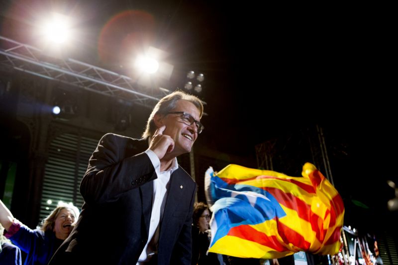 Předseda katalánské vlády Artur Mas. Předseda katalánské vlády Artur Mas.