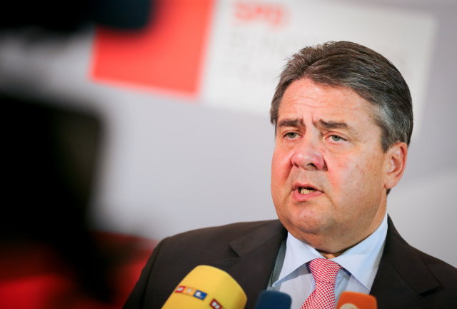 Německý vicekancléř a ministr hospodářství Sigmar Gabriel.