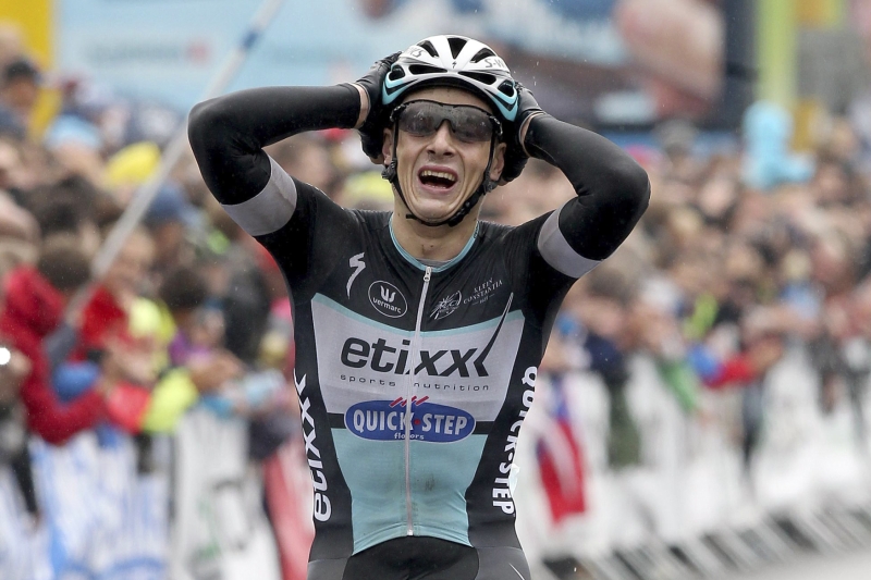 Cyklista Petr Vakoč. 