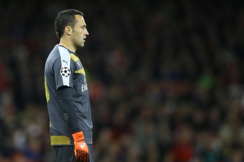 Gólman Arsenalu Ospina. 