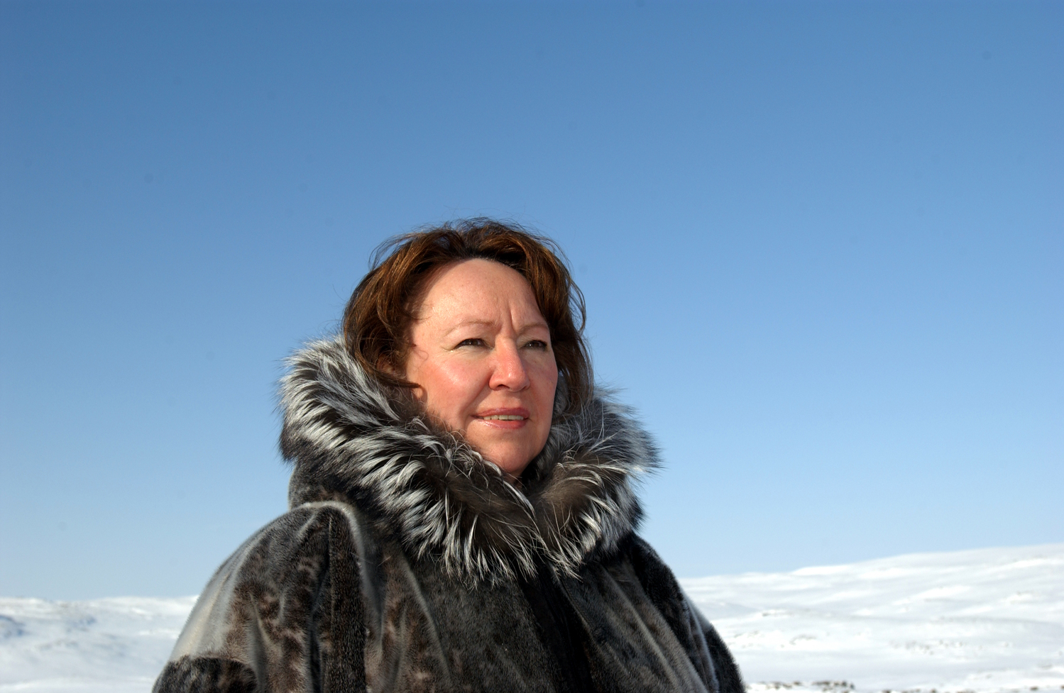 Eskymácká aktivistka Sheila Wattová-Cloutierová.
