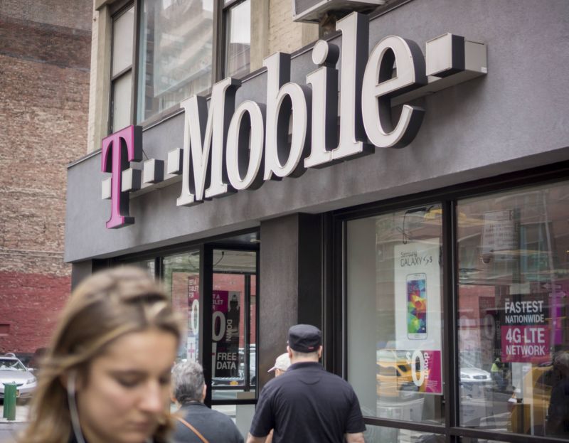 Pobočka T-Mobile v USA.