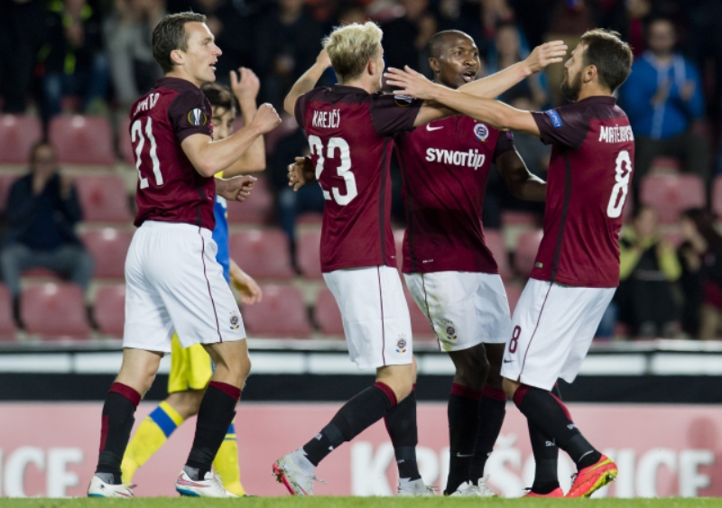 Fotbalisté Sparty.