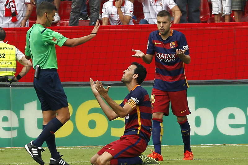 Fotbalisté Barcelony prohráli v Seville.