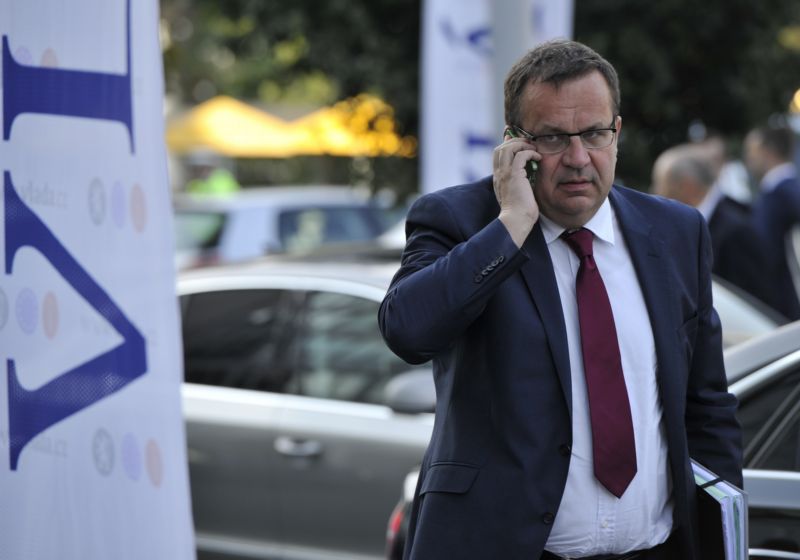 Ministr průmyslu a obchodu Jan Mládek.