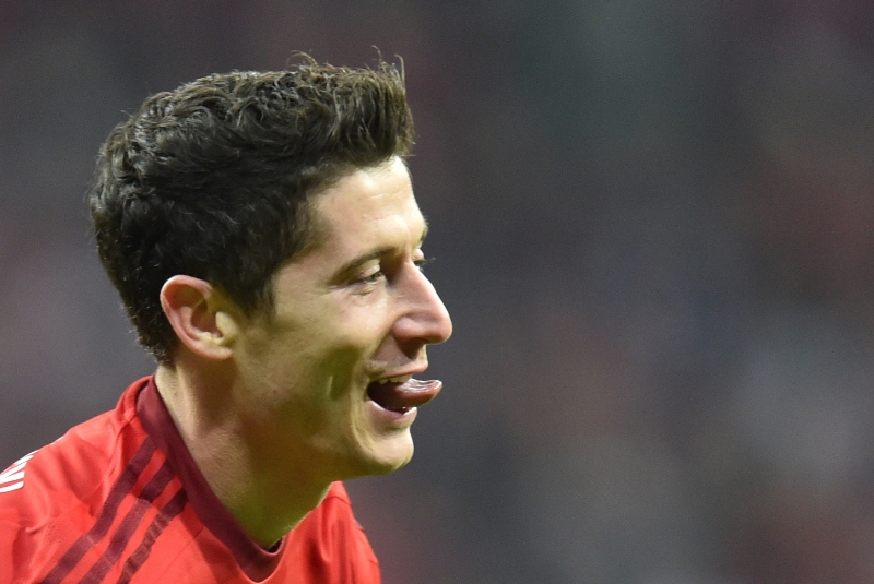 Polský kanonýr Robert Lewandowski.