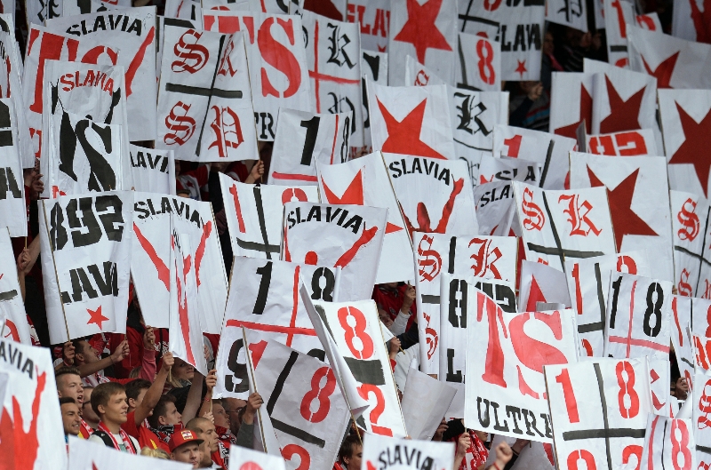 Fanoušci Slavie (ilustrační foto).
