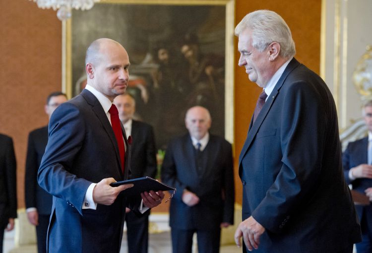 Jaromír Jirsa (vlevo) a Miloš Zeman.