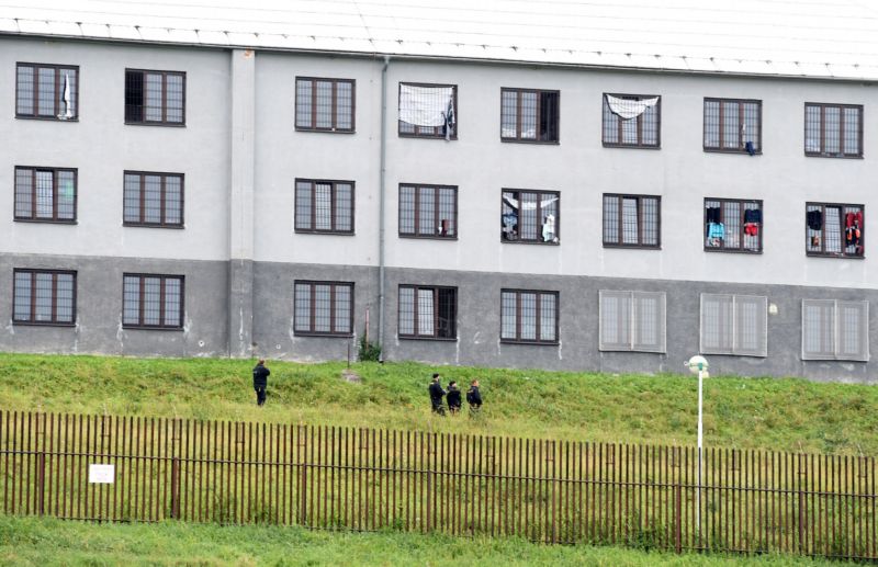 Detenční zařízení ve Vyšních Lhotách na Frýdecko-Místecku.