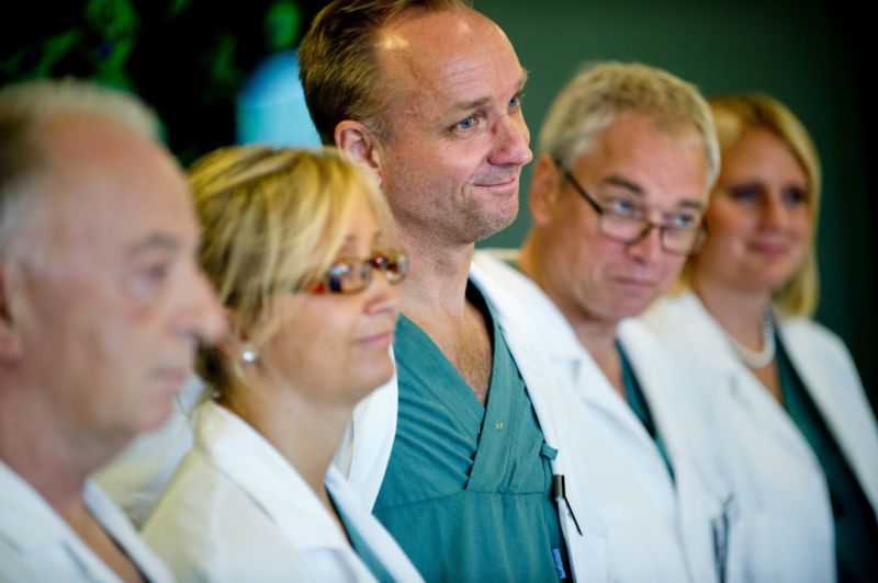 Profesor Mats Brännström (uprostřed).